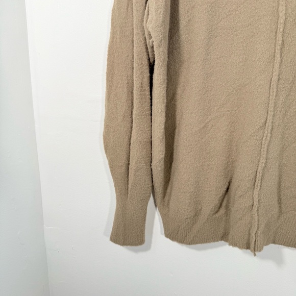 Wilfred Free Hush Knit Shitake V Neck Super Soft Slouchy Oversized Sweater XS - Picture 4 of 15